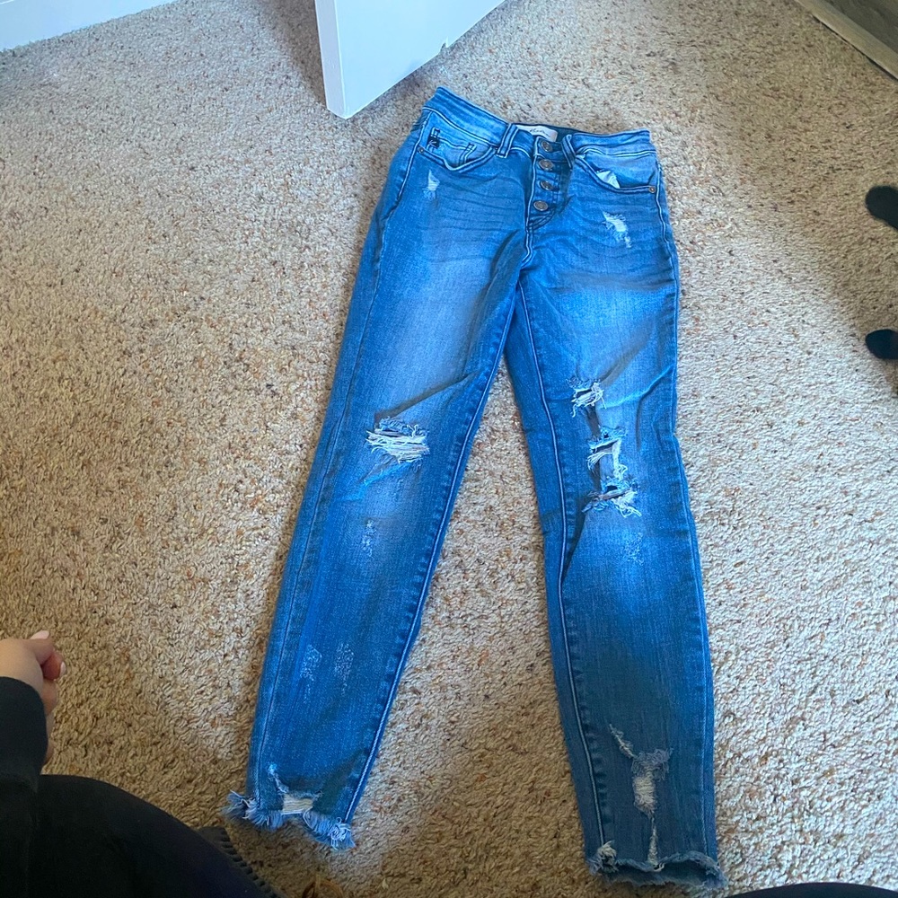 KanCan ankle skinny jeans